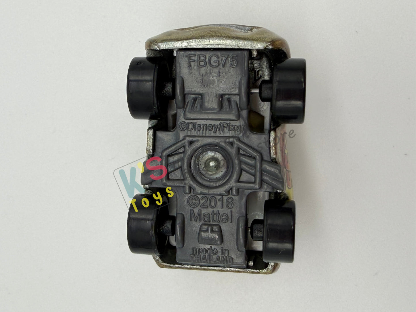 Loose Mini Racers Pixar Disney Cars, GOLDEN LIGHTNING MCQUEEN - Good Condition