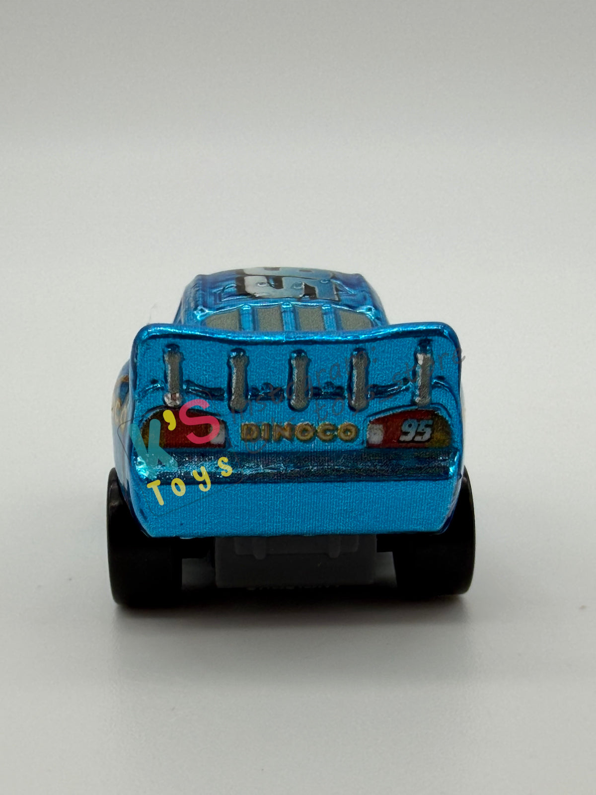 Loose Mini Racers Pixar Disney Cars, METALLIC DINOCO LIGHTNING MCQUEEN - Mint / Near Mint Condition