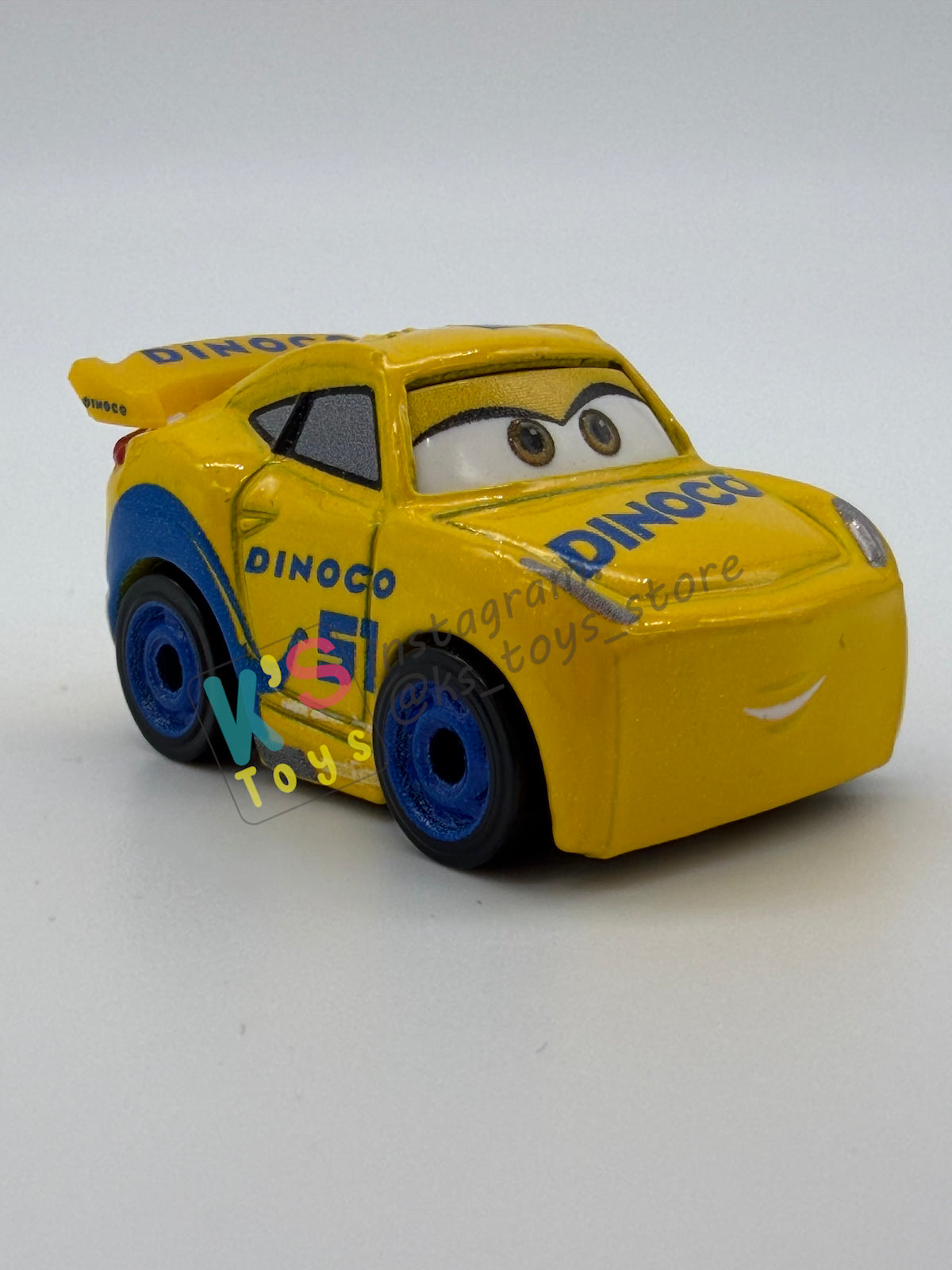 Loose Mini Racers Pixar Disney Cars, DINOCO CRUZ RAMIREZ - Mint / Near Mint Condition