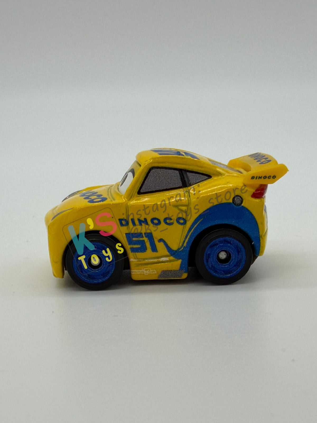 Loose Mini Racers Pixar Disney Cars, DINOCO CRUZ RAMIREZ - Mint / Near Mint Condition