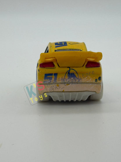 Loose Mini Racers Pixar Disney Cars, ADVENT CALENDAR DINOCO CRUZ RAMIREZ (SNOWY) - Good Condition
