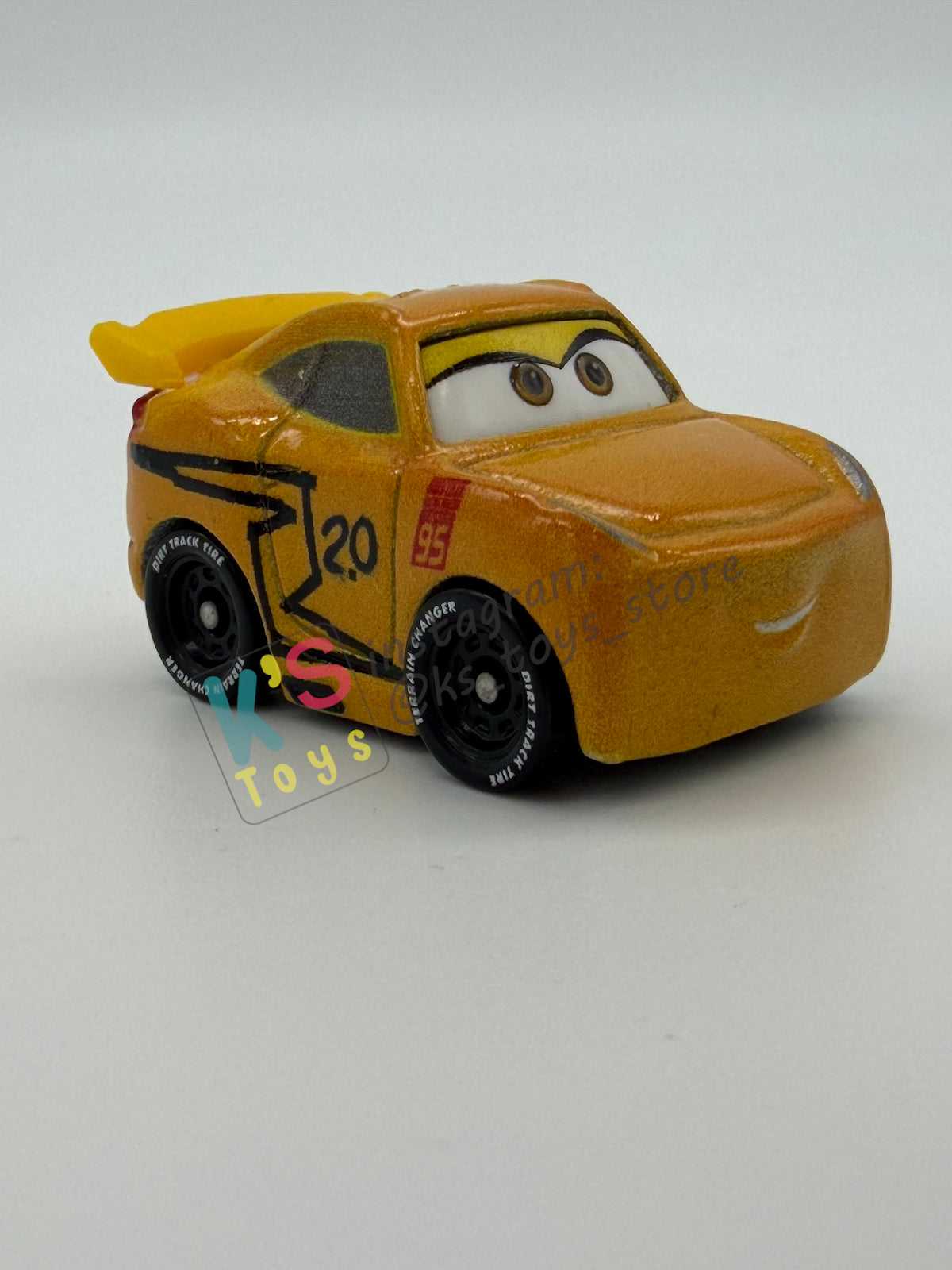 Loose Mini Racers Pixar Disney Cars, GLOW THMASVILLE CRUZ RAMIREZ - Mint / Near Mint Condition