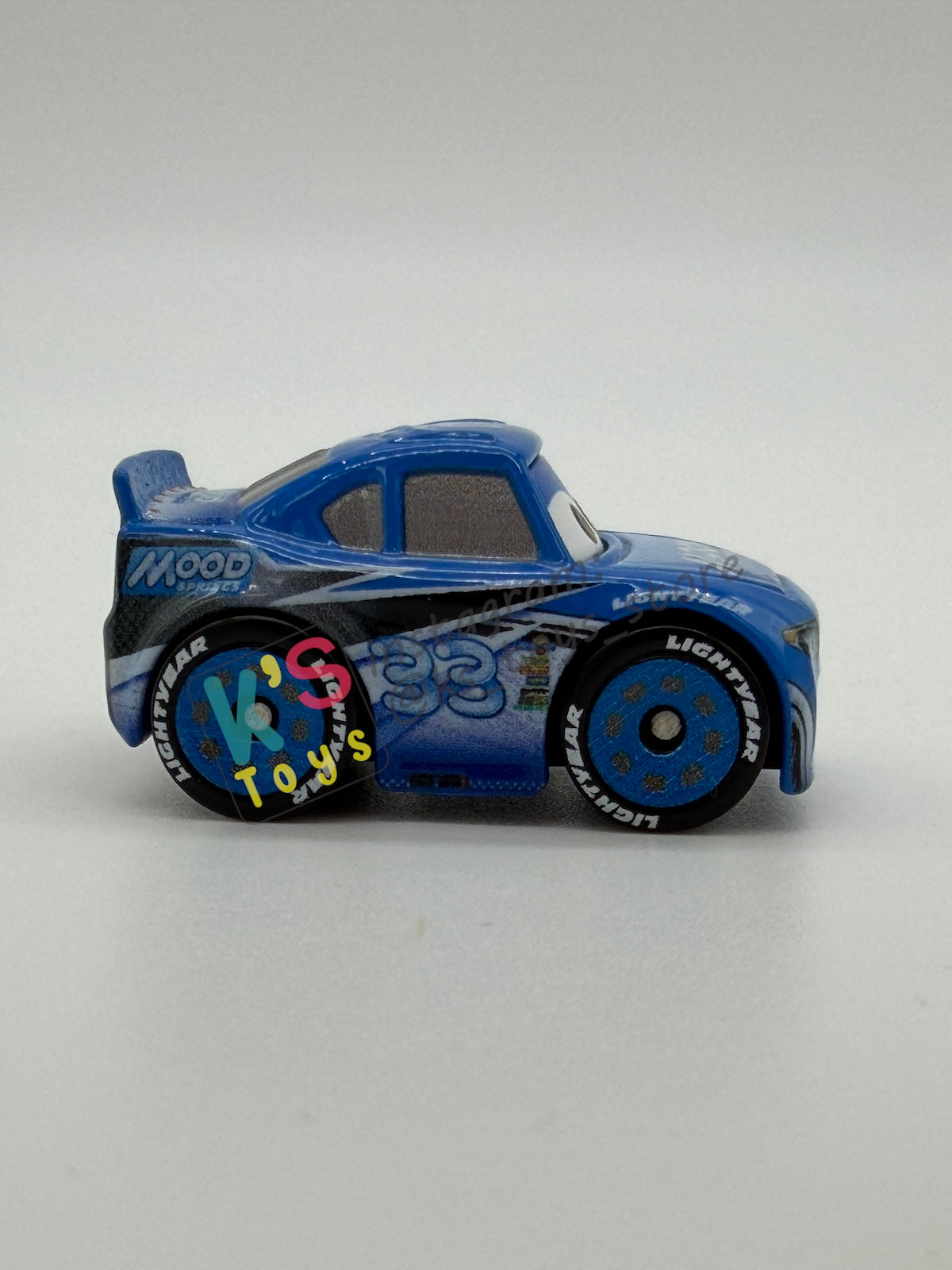 Loose Mini Racers Pixar Disney Cars, DUD THROTTLEMAN - Mint / Near Mint Condition
