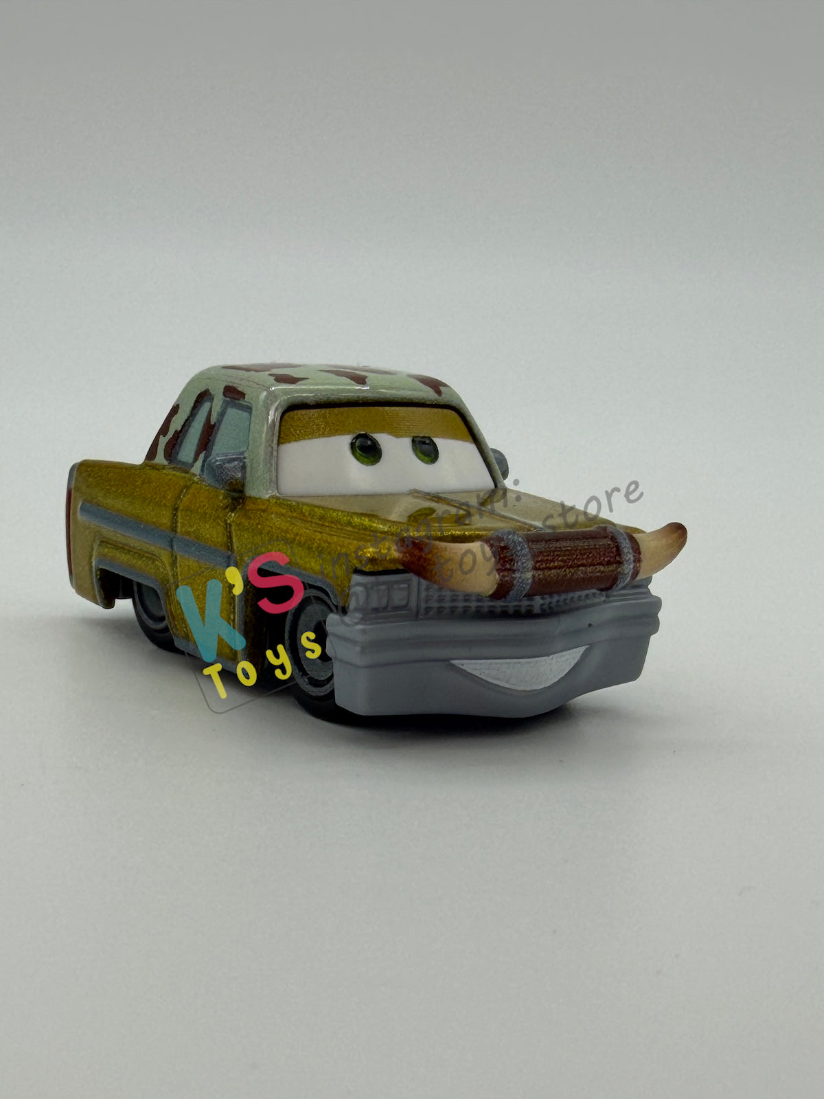 Loose Mini Racers Pixar Disney Cars, TEX DINOCO MINI - Mint / Near Mint Condition