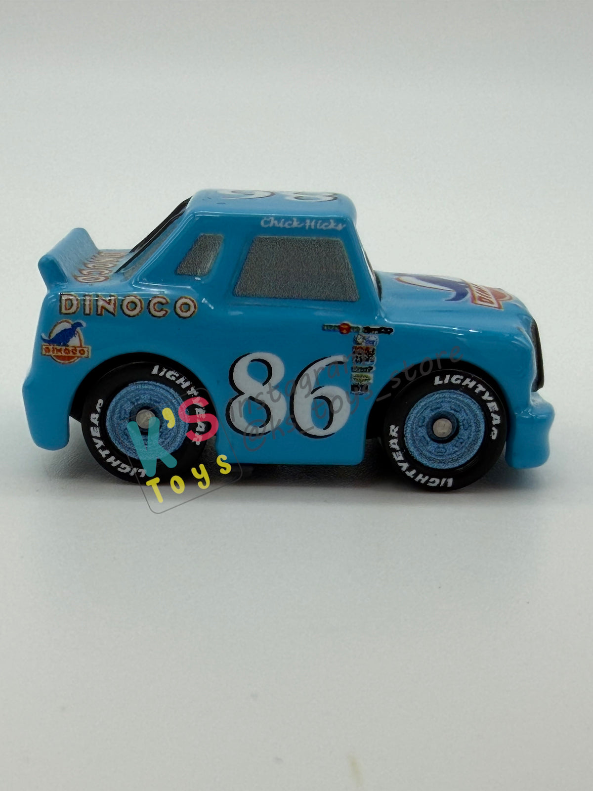 Loose Mini Racers Pixar Disney Cars, DINOCO CHICK HICKS - Mint / Near Mint Condition