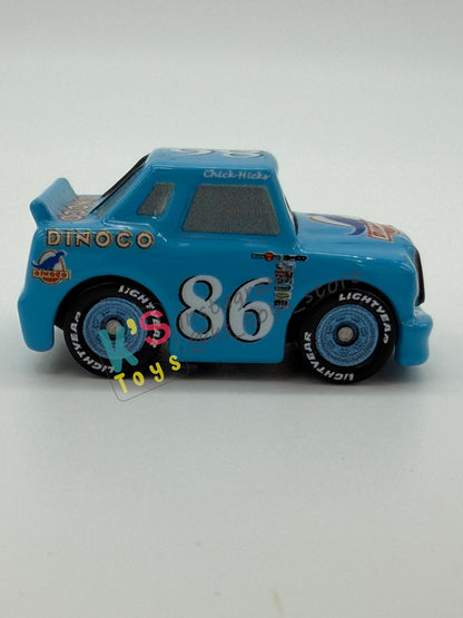 Loose Mini Racers Pixar Disney Cars, DINOCO CHICK HICKS - Mint / Near Mint Condition