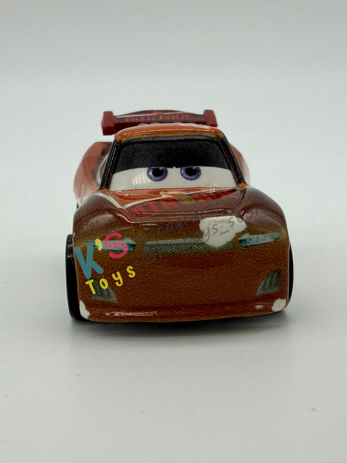 Loose Mini Racers Pixar Disney Cars, GLOW TIM TREADLESS - Good Condition