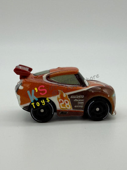 Loose Mini Racers Pixar Disney Cars, GLOW TIM TREADLESS - Good Condition