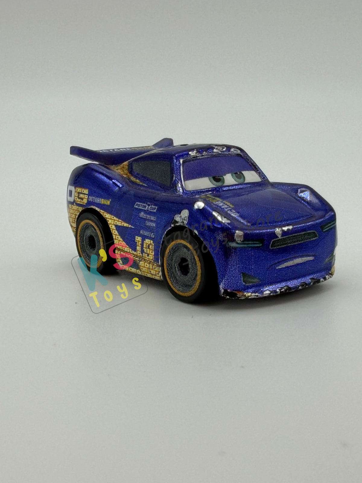 Loose Mini Racers Pixar Disney Cars, METALLIC DANNY SWERVEZ - Good Condition