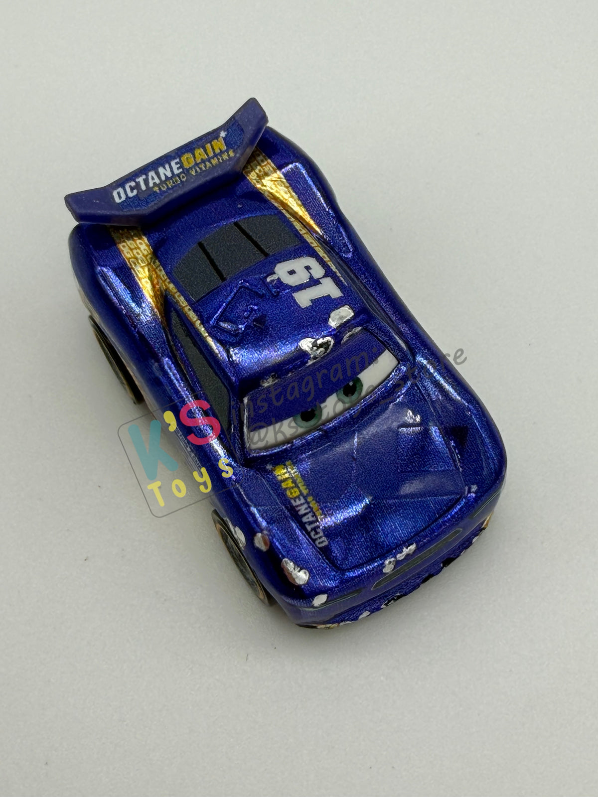 Loose Mini Racers Pixar Disney Cars, METALLIC DANNY SWERVEZ - Good Condition