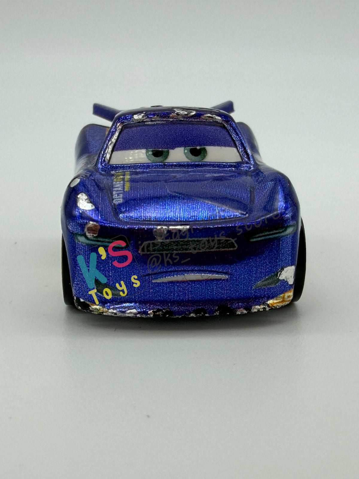 Loose Mini Racers Pixar Disney Cars, METALLIC DANNY SWERVEZ - Good Condition