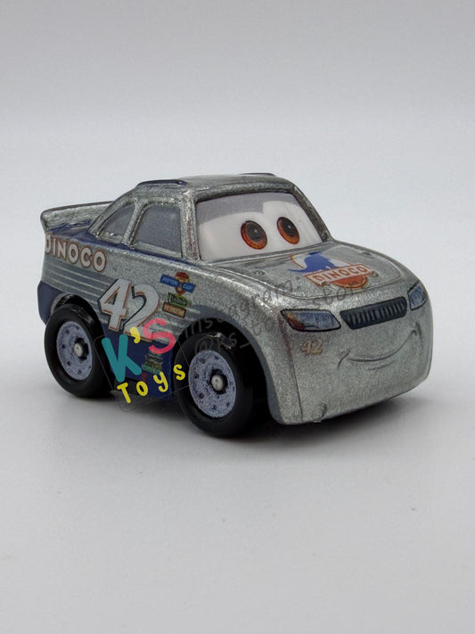 Loose Mini Racers Pixar Disney Cars, SILVER CAL WEATHERS - Mint / Near Mint Condition