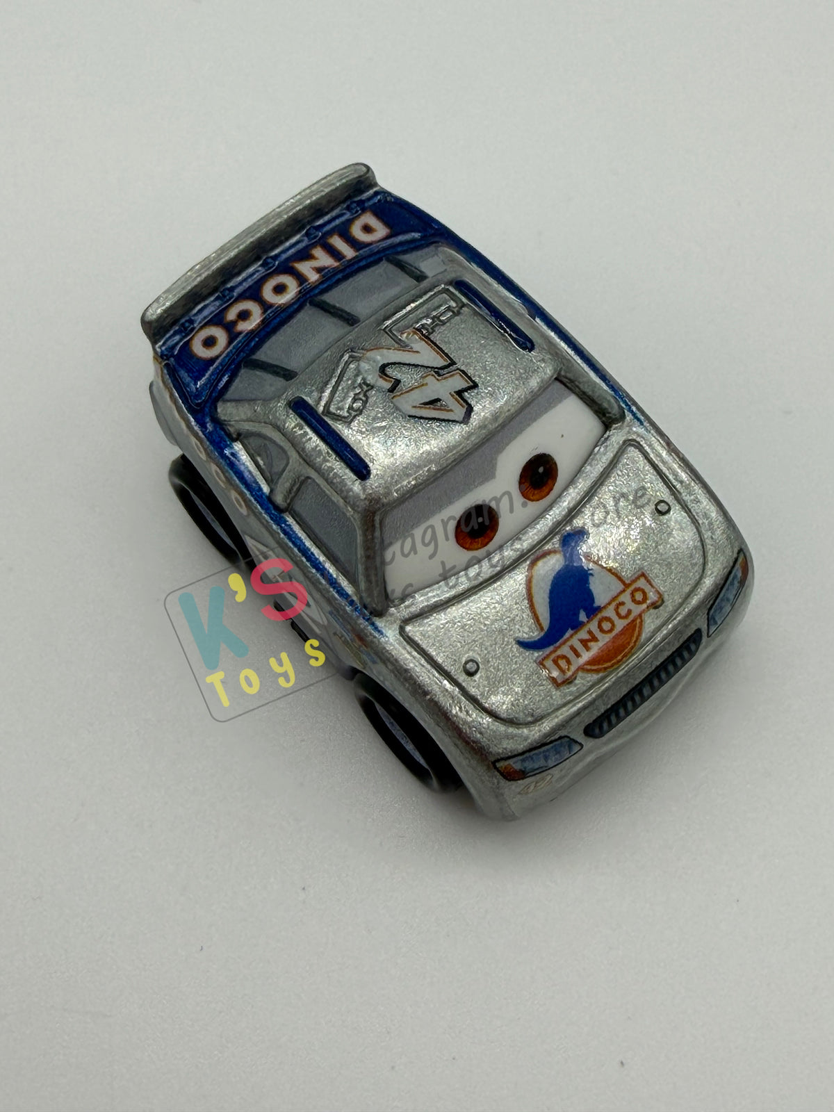 Loose Mini Racers Pixar Disney Cars, SILVER CAL WEATHERS - Mint / Near Mint Condition