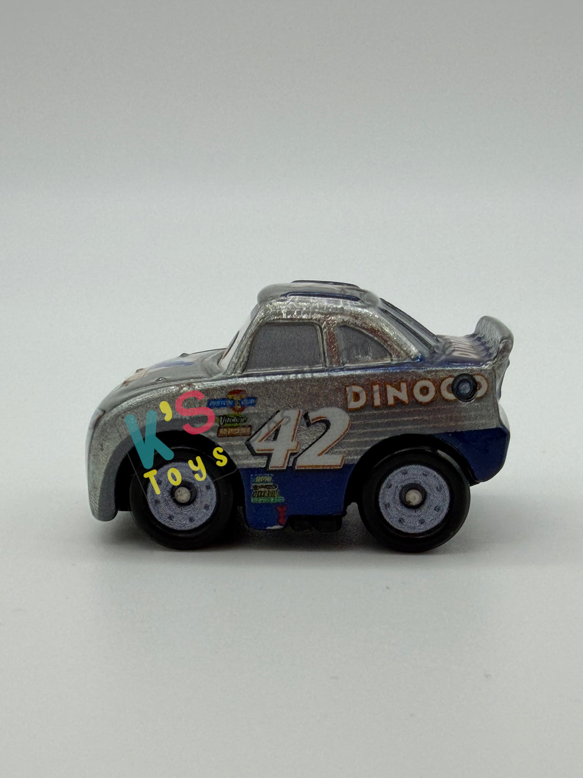 Loose Mini Racers Pixar Disney Cars, SILVER CAL WEATHERS - Mint / Near Mint Condition