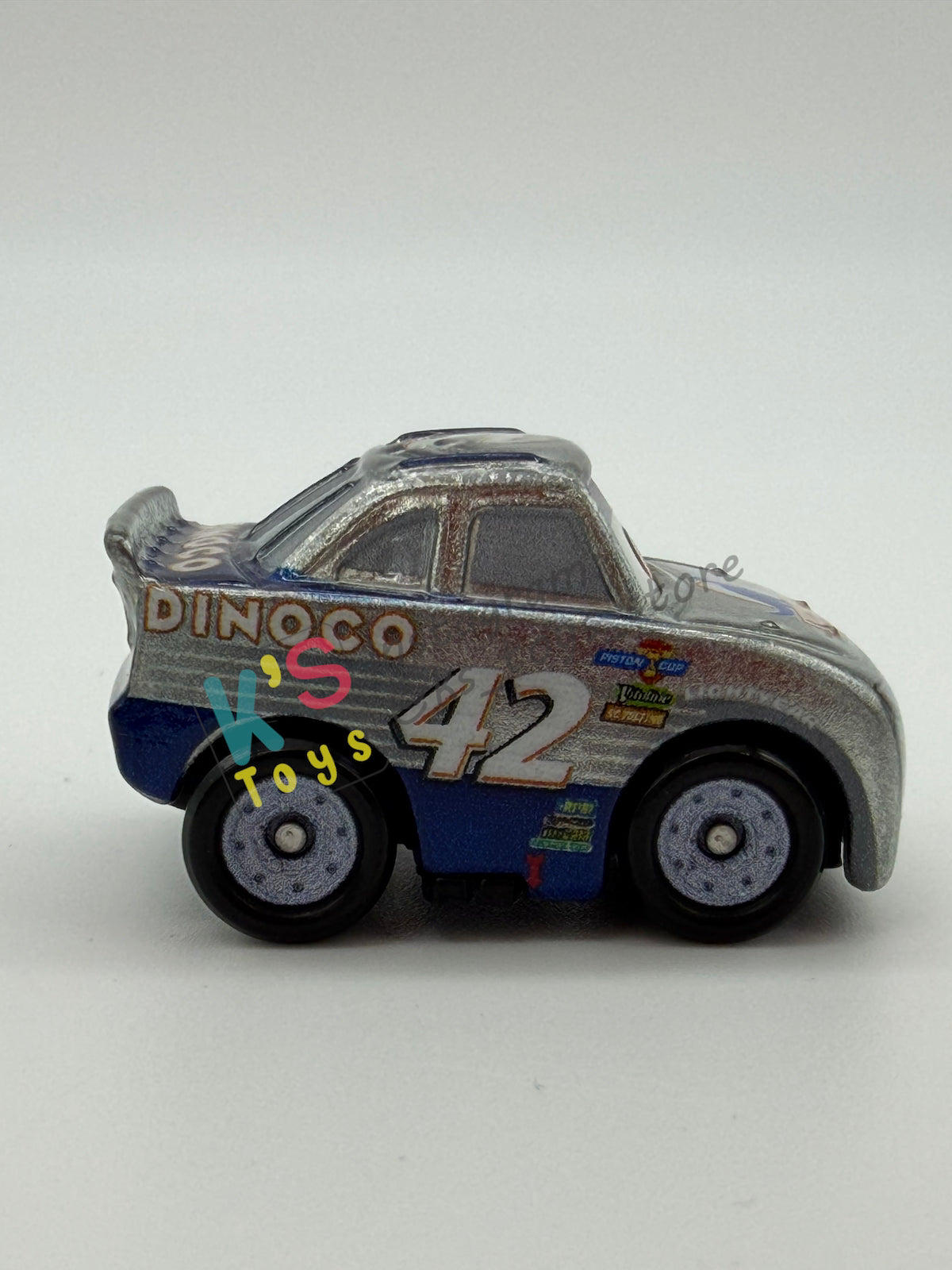 Loose Mini Racers Pixar Disney Cars, SILVER CAL WEATHERS - Mint / Near Mint Condition