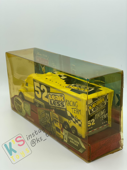 Hauler Disney Pixar Cars by Mattel, Bundle of 2 Haulers; Paul Valdez Hauler and Leak Less Hauler - BNIP - Please Read Description!!