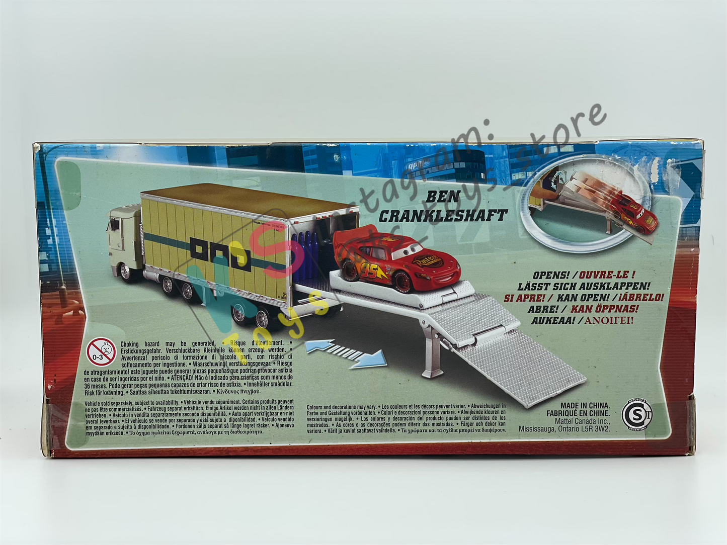 Hauler Disney Pixar Cars by Mattel, Bundle of 2 Haulers; Ben Crankleshaft Hauler and Wally Hauler - BNIP - Please Read Description!!