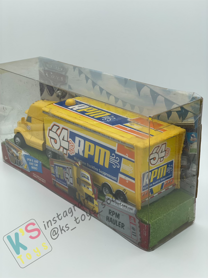Hauler Disney Pixar Cars by Mattel, Bundle of 2 Haulers; Mood Springs Hauler and RPM Hauler - BNIP - Please Read Description!!