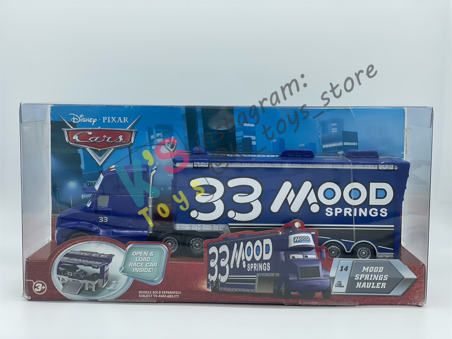 Hauler Disney Pixar Cars by Mattel, Bundle of 2 Haulers; Mood Springs Hauler and RPM Hauler - BNIP - Please Read Description!!
