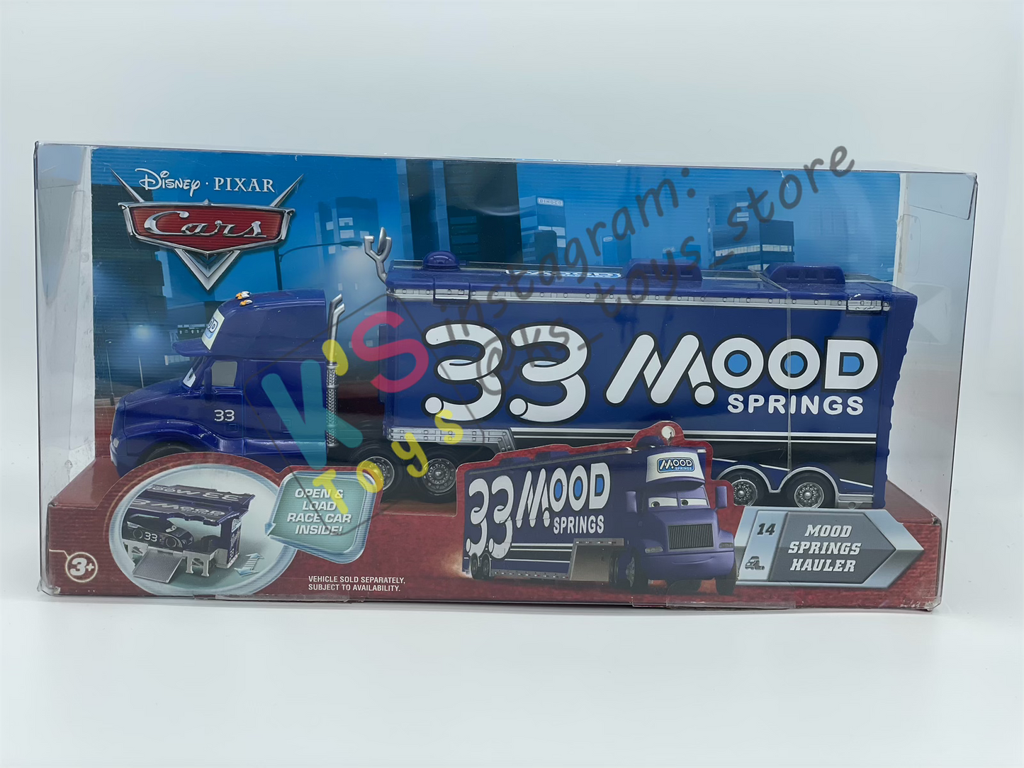 Hauler Disney Pixar Cars by Mattel, Bundle of 2 Haulers; Mood Springs Hauler and RPM Hauler - BNIP - Please Read Description!!