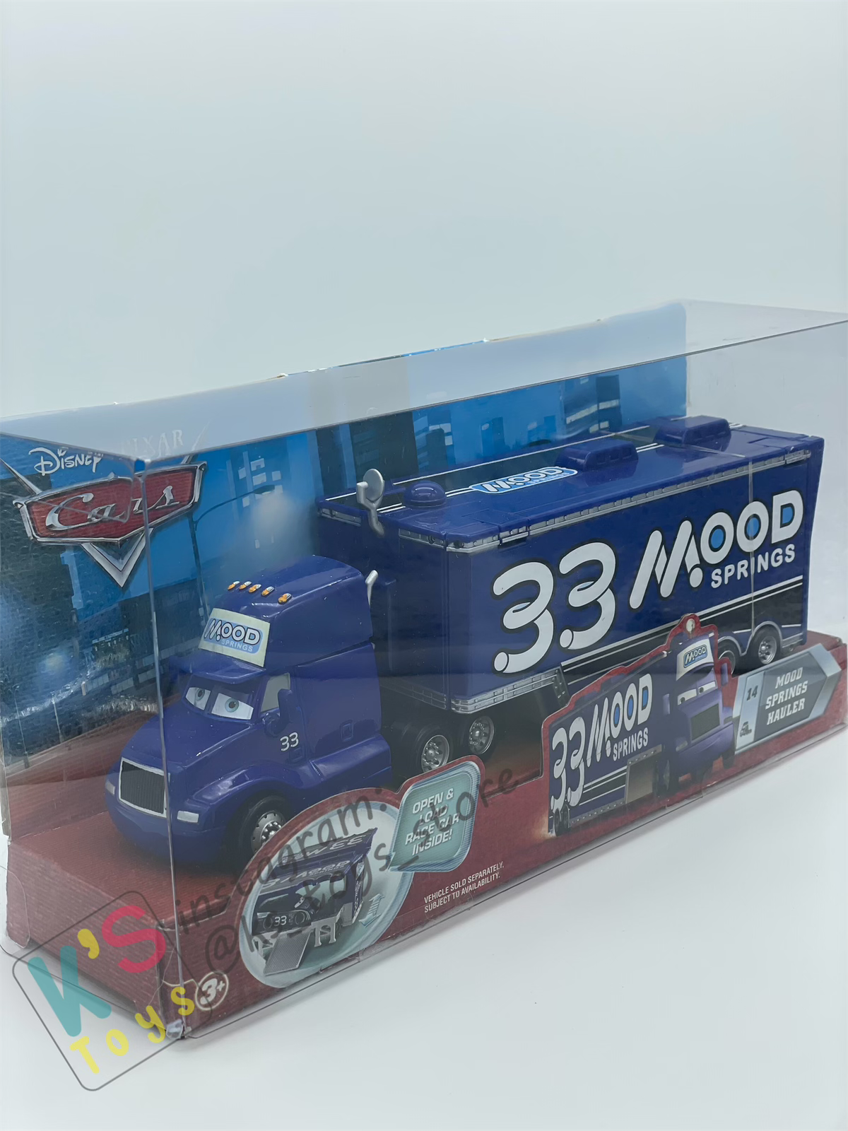 Hauler Disney Pixar Cars by Mattel, Bundle of 2 Haulers; Mood Springs Hauler and RPM Hauler - BNIP - Please Read Description!!