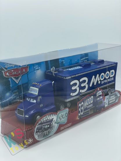 Hauler Disney Pixar Cars by Mattel, Bundle of 2 Haulers; Mood Springs Hauler and RPM Hauler - BNIP - Please Read Description!!