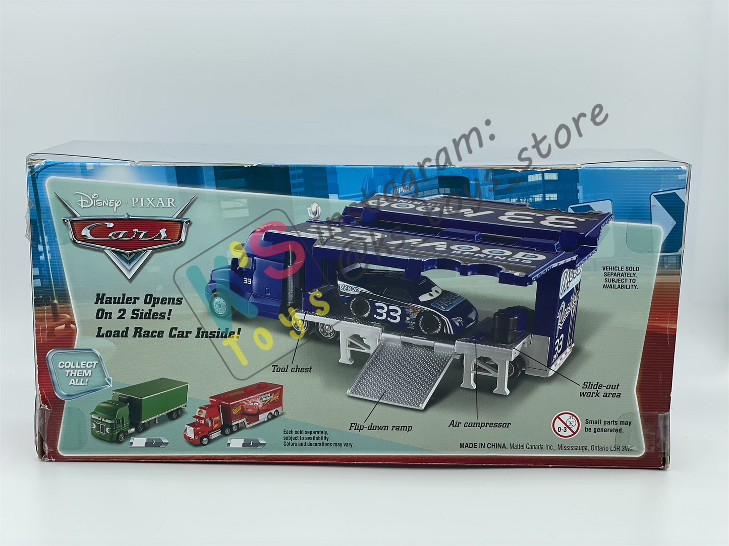 Hauler Disney Pixar Cars by Mattel, Bundle of 2 Haulers; Mood Springs Hauler and RPM Hauler - BNIP - Please Read Description!!