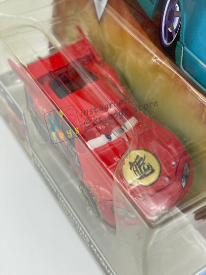 DISNEY PIXAR CARS "DRAGON LIGHTNING MCQUEEN WITH OIL STAINS" TOKYO MATER SERIES - Cars Toon - BNIP
