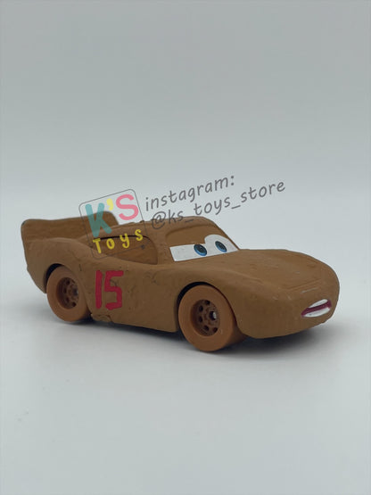 PRE-OWNED / LOOSE DISNEY PIXAR CARS - "LIGHTNING MCQUEEN AS CHESTER WHIPPLEFILTER" CARS 2 SERIES - NEAR MINT CONDITION - READ DESCRIPTION!!!!!!!!!!