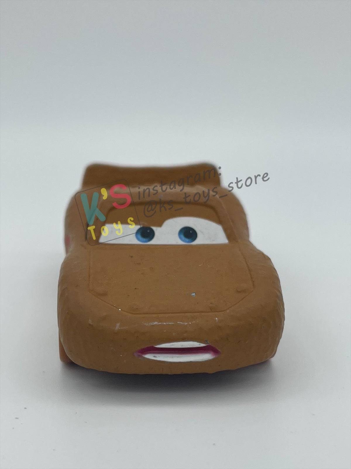 PRE-OWNED / LOOSE DISNEY PIXAR CARS - "LIGHTNING MCQUEEN AS CHESTER WHIPPLEFILTER" CARS 2 SERIES - NEAR MINT CONDITION - READ DESCRIPTION!!!!!!!!!!
