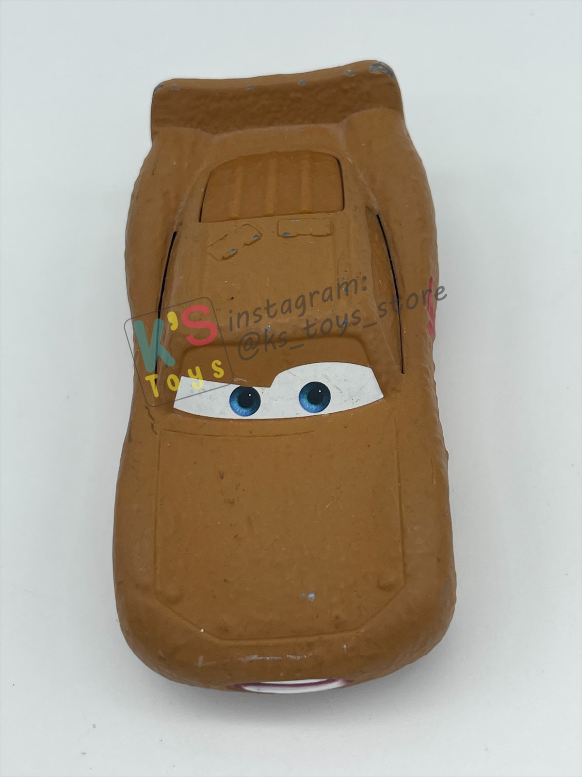 PRE-OWNED / LOOSE DISNEY PIXAR CARS - "LIGHTNING MCQUEEN AS CHESTER WHIPPLEFILTER" CARS 2 SERIES - NEAR MINT CONDITION - READ DESCRIPTION!!!!!!!!!!