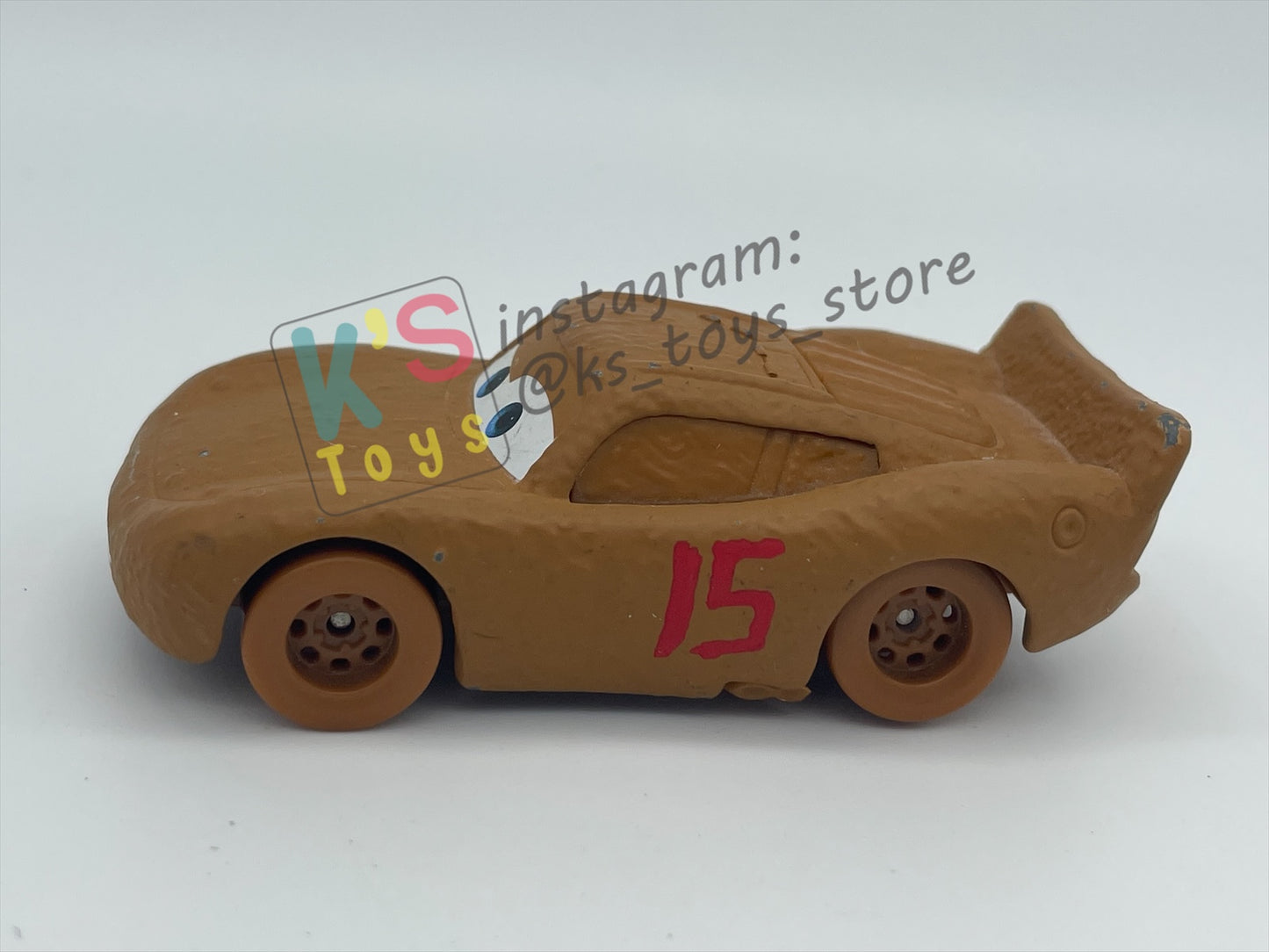PRE-OWNED / LOOSE DISNEY PIXAR CARS - "LIGHTNING MCQUEEN AS CHESTER WHIPPLEFILTER" CARS 2 SERIES - NEAR MINT CONDITION - READ DESCRIPTION!!!!!!!!!!