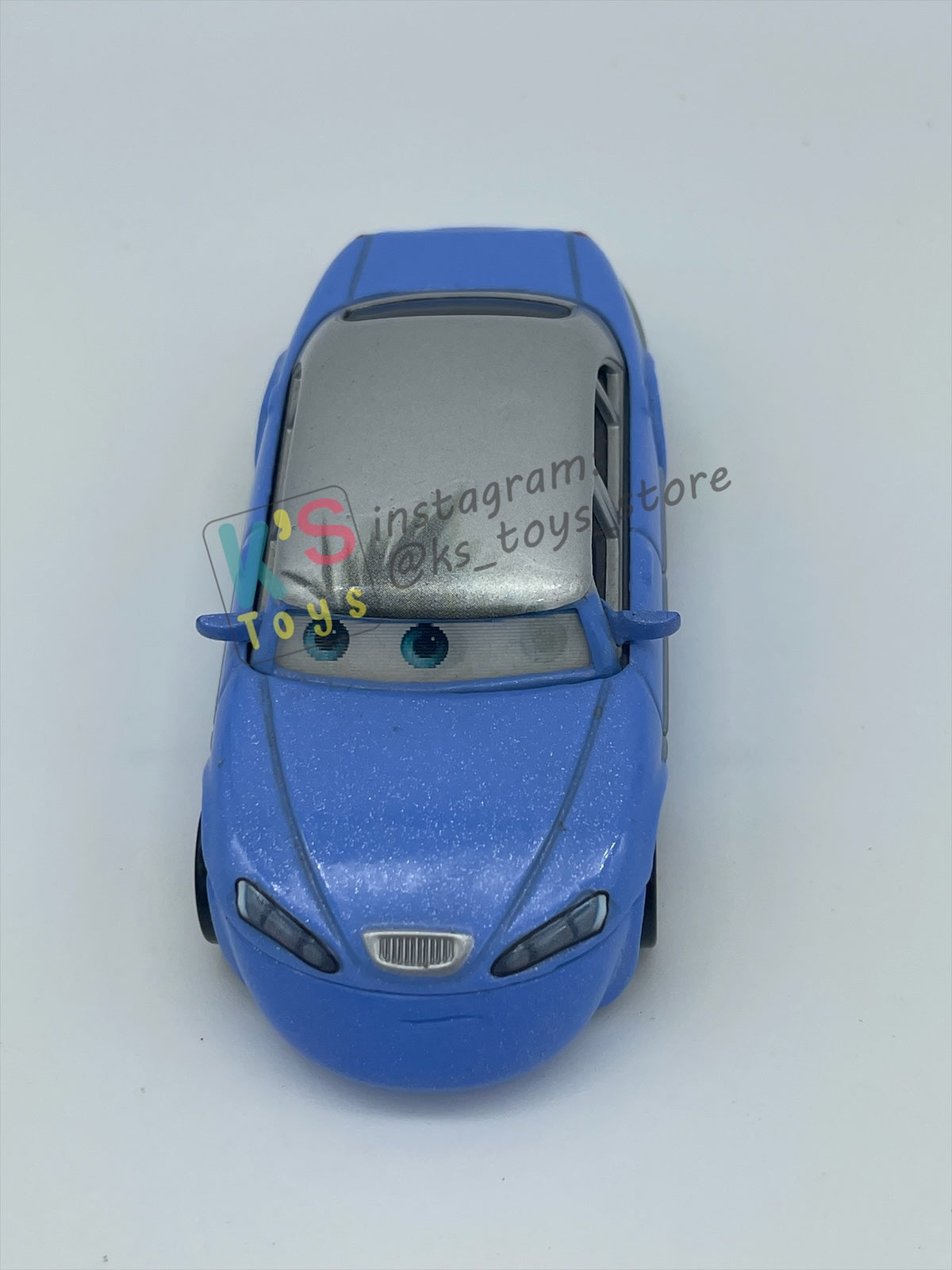 PRE-OWNED / LOOSE DISNEY PIXAR CARS - "JAY LIMO (LENTICULAR EYES)" CARS 2 SERIES - MINT / NEAR MINT CONDITION - READ DESCRIPTION!!!!!!!!!!
