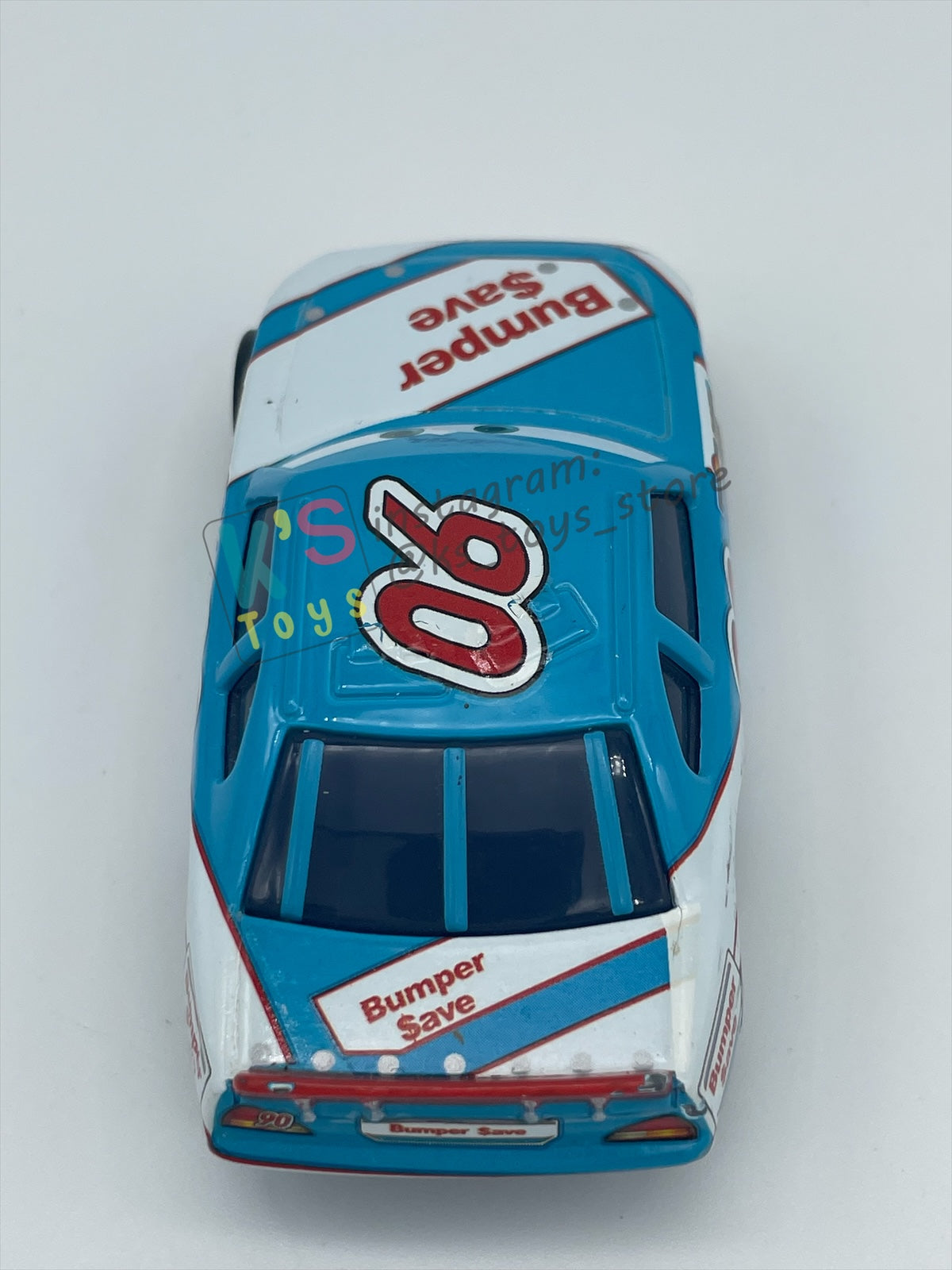 PRE-OWNED / LOOSE DISNEY PIXAR CARS - "Ponchy Wipeout (Bumper save #90)" CARS SERIES - NEAR MINT CONDITION - READ DESCRIPTION!!!!!!!!!!
