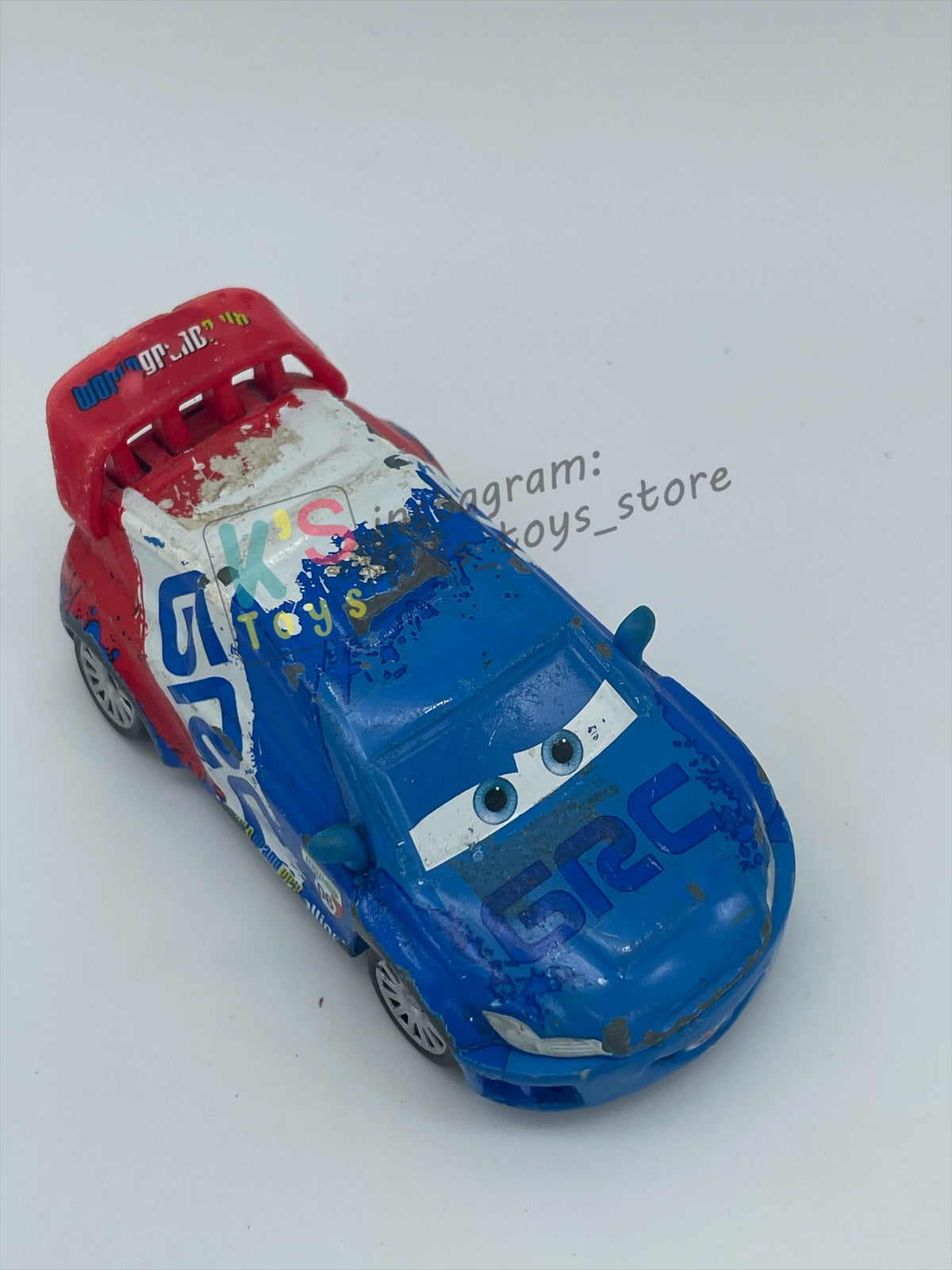 FREE ITEM!!!!! LOOSE DISNEY PIXAR CARS - "RAOUL CAROULE" WGP SERIES - WELL LOVED/PLAYED CONDITION
