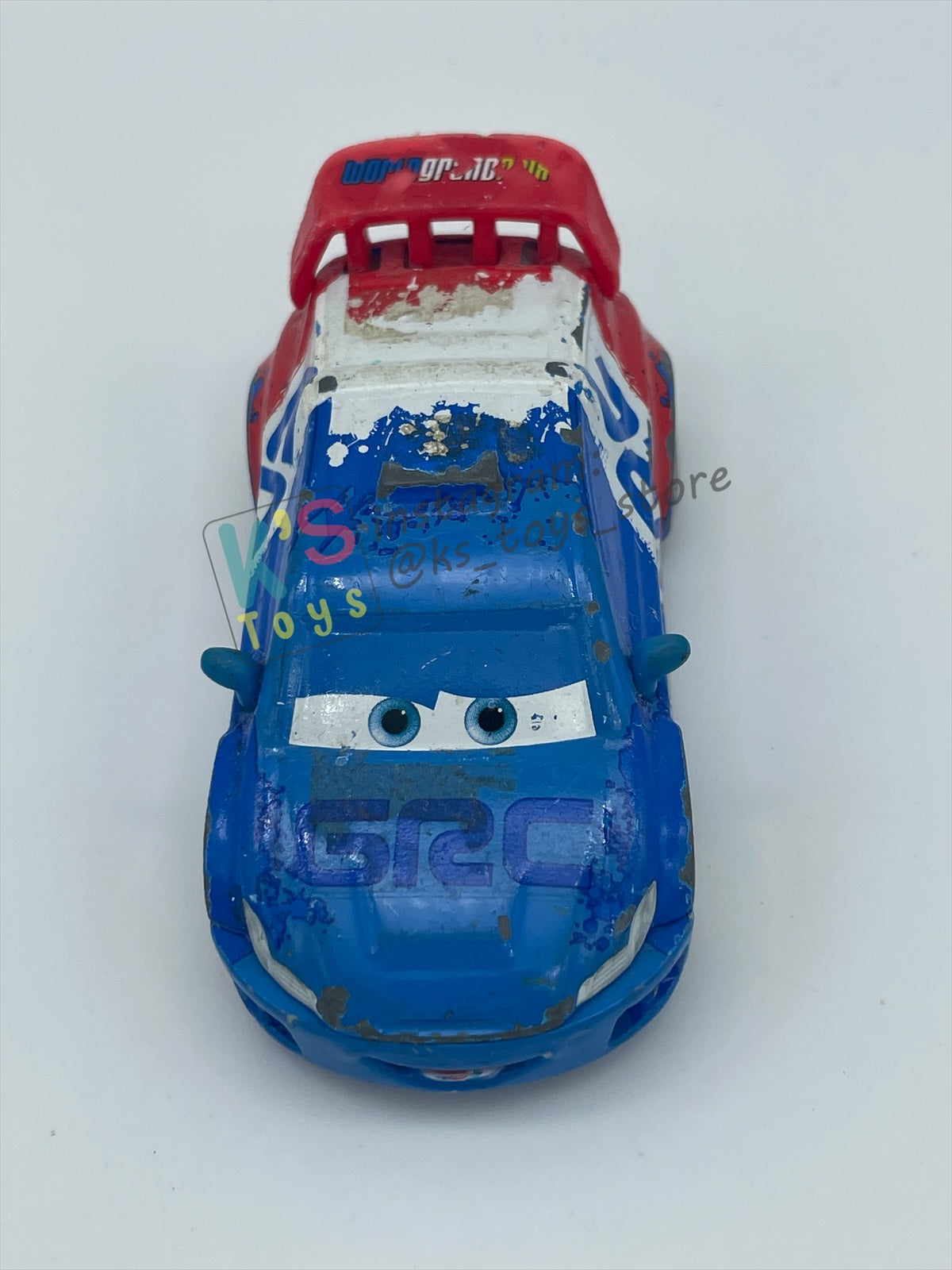 FREE ITEM!!!!! LOOSE DISNEY PIXAR CARS - "RAOUL CAROULE" WGP SERIES - WELL LOVED/PLAYED CONDITION