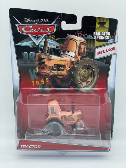 DELUXE DISNEY PIXAR CARS BY MATTEL, PINK TRACTOR - RADIATOR SPRINGS SERIES - BNIP