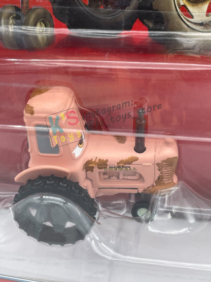 DELUXE DISNEY PIXAR CARS BY MATTEL, PINK TRACTOR - RADIATOR SPRINGS SERIES - BNIP