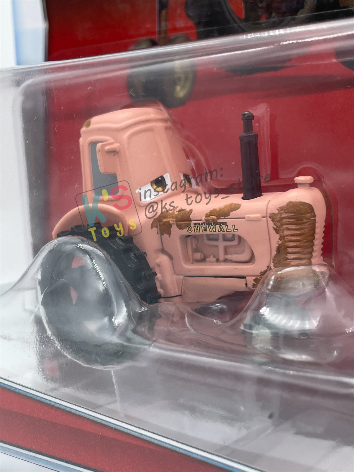 DELUXE DISNEY PIXAR CARS BY MATTEL, PINK TRACTOR - RADIATOR SPRINGS SERIES - BNIP