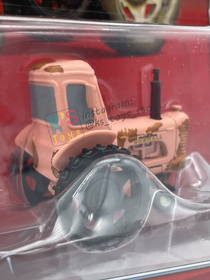 DELUXE DISNEY PIXAR CARS BY MATTEL, PINK TRACTOR - RADIATOR SPRINGS SERIES - BNIP
