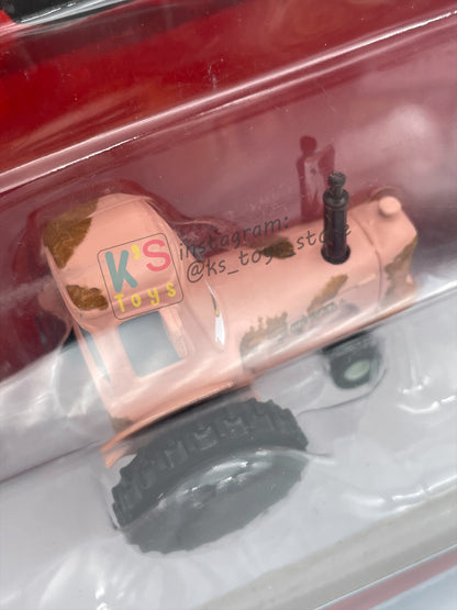DELUXE DISNEY PIXAR CARS BY MATTEL, PINK TRACTOR - RADIATOR SPRINGS SERIES - BNIP