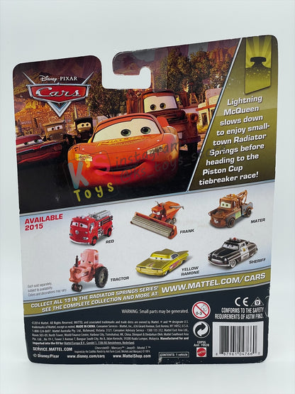 DELUXE DISNEY PIXAR CARS BY MATTEL, PINK TRACTOR - RADIATOR SPRINGS SERIES - BNIP