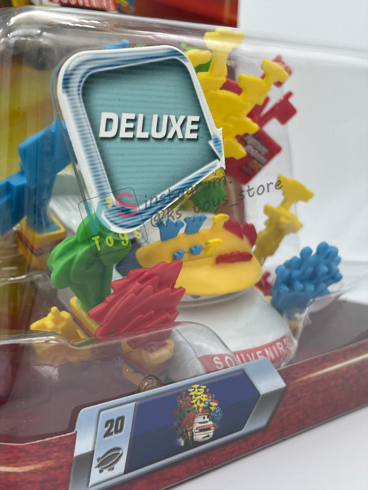 DELUXE DISNEY PIXAR CARS BY MATTEL, "BRIAN PARK MOTORS" SOUVENIRS - BNIP