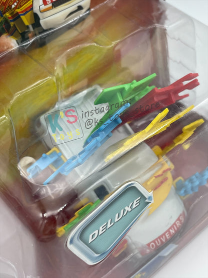DELUXE DISNEY PIXAR CARS BY MATTEL, "BRIAN PARK MOTORS" SOUVENIRS - BNIP