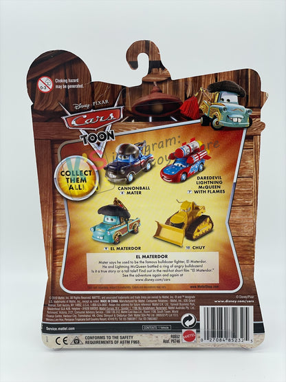 Deluxe Disney Pixar Cars by MATTEL "CHUY" EL-MATERDOR - Cars Toon Series - BNIP