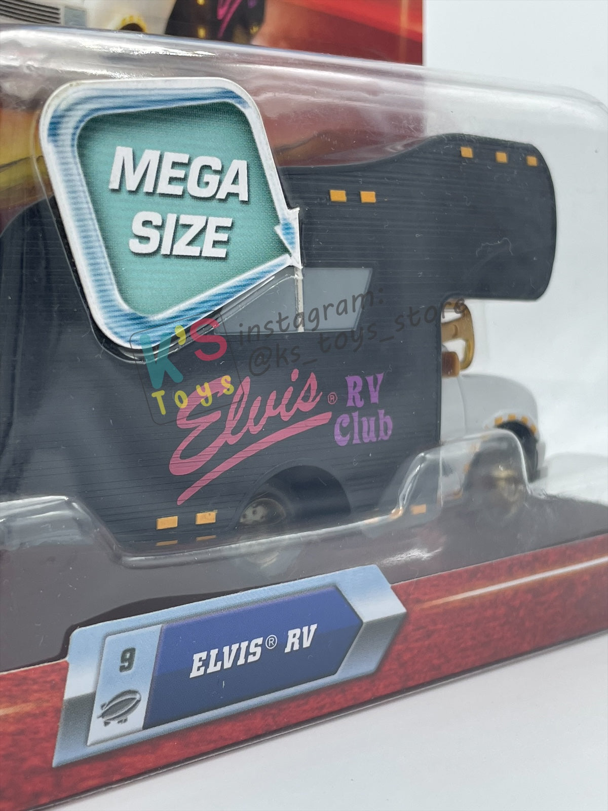 DELUXE DISNEY PIXAR CARS BY MATTEL "ELVIS RV" #9 - BNIP