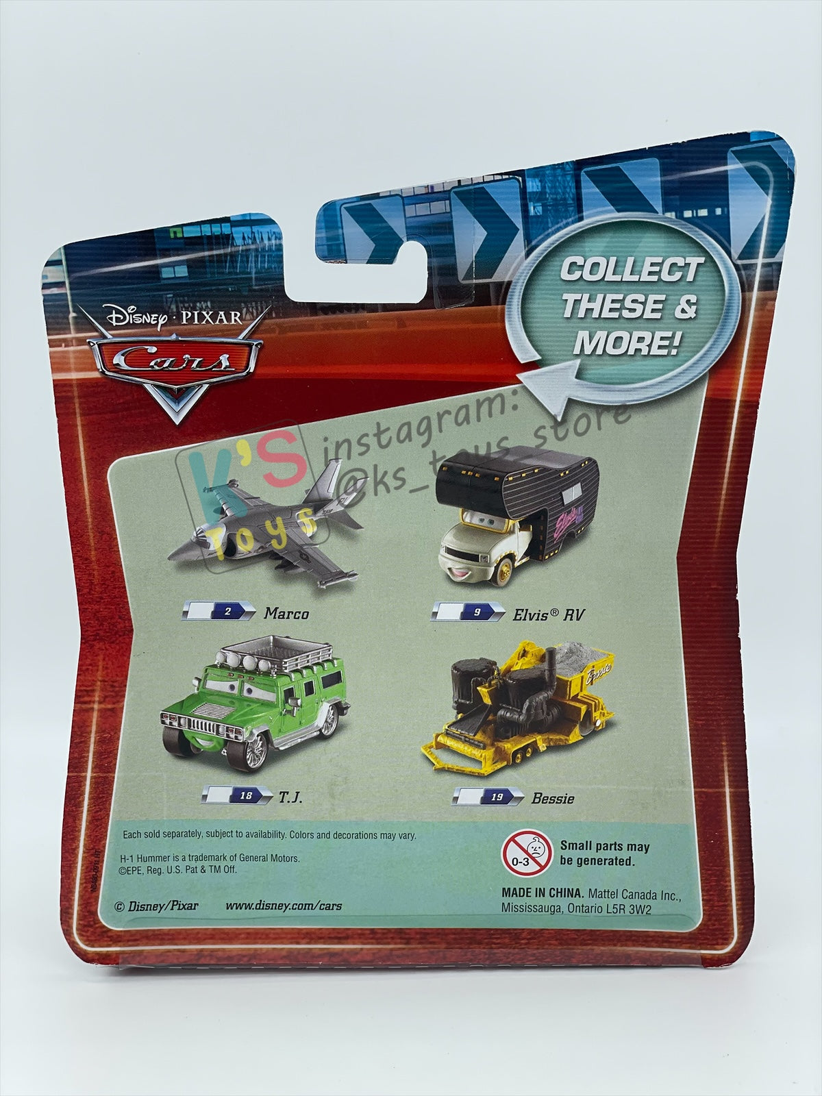 DELUXE DISNEY PIXAR CARS BY MATTEL "ELVIS RV" #9 - BNIP