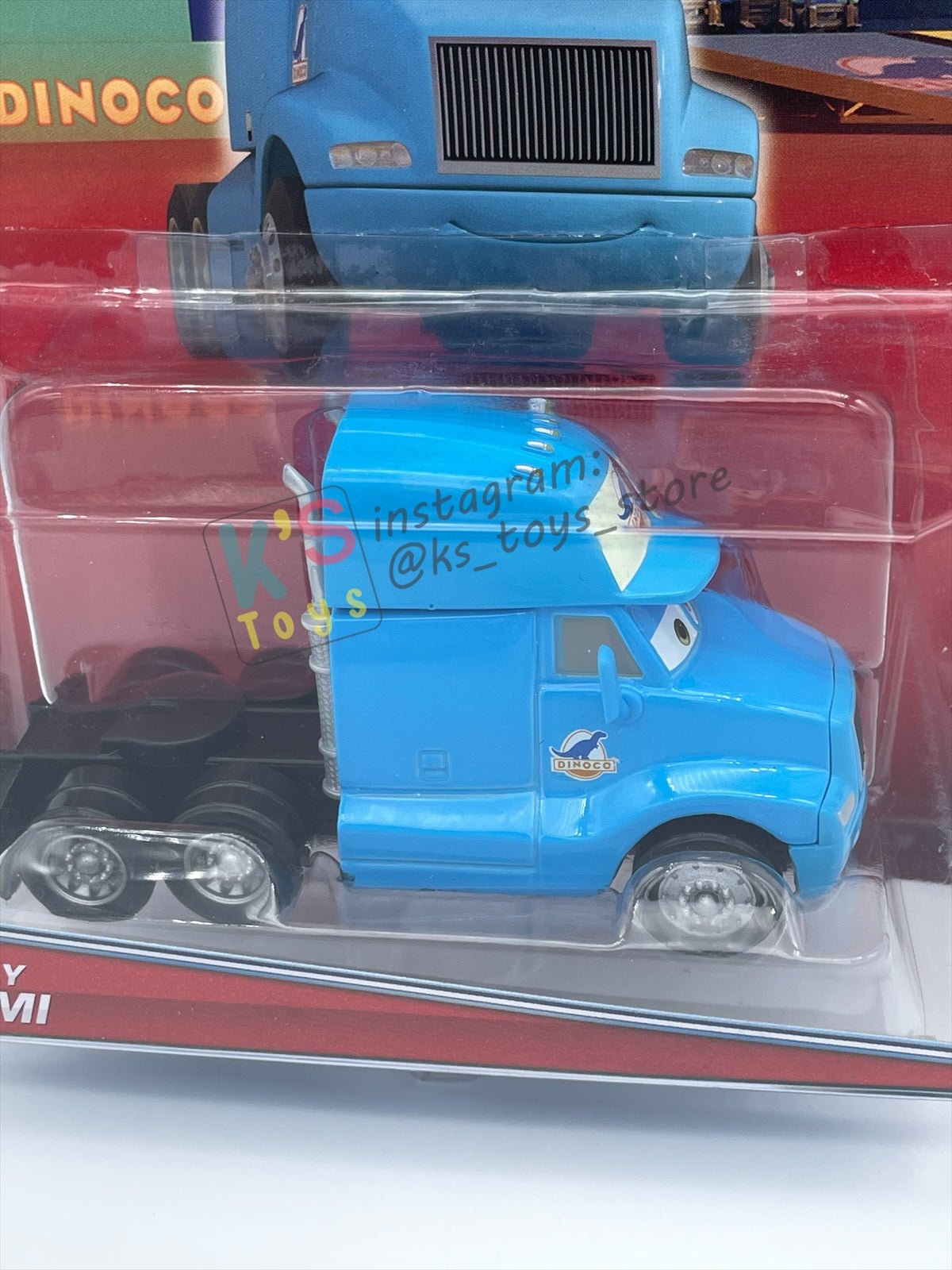 DELUXE DISNEY PIXAR CARS BY MATTEL "GRAY SEMI" DINOCO SERIES - BNIP