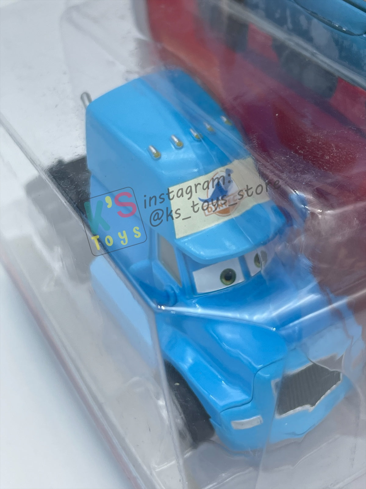 DELUXE DISNEY PIXAR CARS BY MATTEL "GRAY SEMI" DINOCO SERIES - BNIP