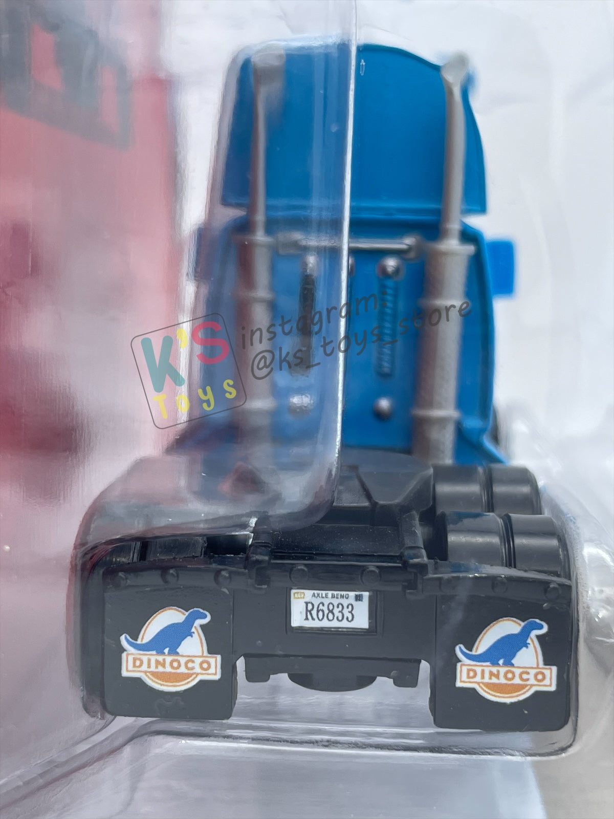 DELUXE DISNEY PIXAR CARS BY MATTEL "GRAY SEMI" DINOCO SERIES - BNIP